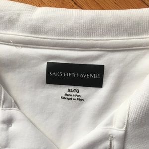 Saks Fifth Avenue classic fit polo shirt (2) NWOT